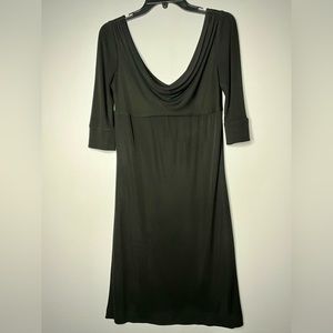 Vintage Diane von Furstenburg drape neck dress